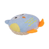 Wholesale Bath Sponge Friends - Owl (Blue/Pink)